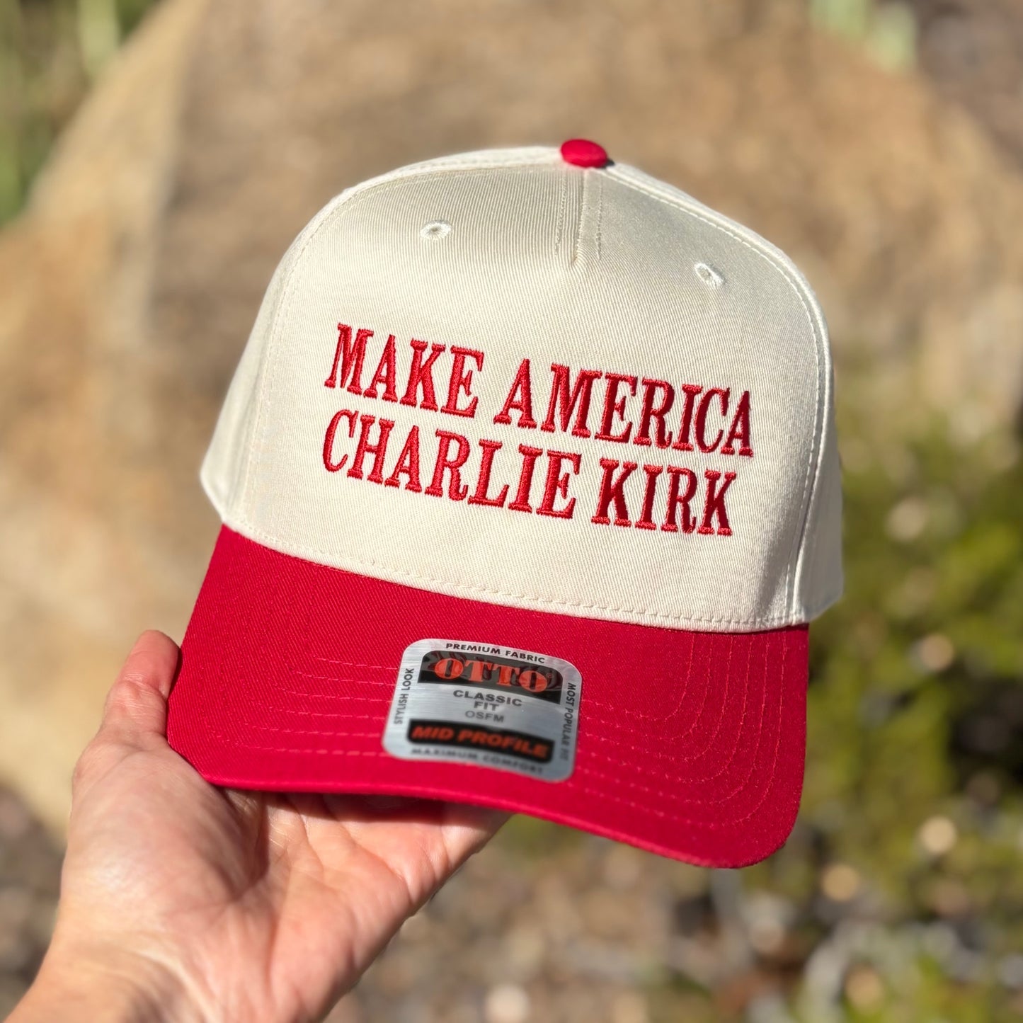 MAKE AMERICA CHARLIE KIRK Classic Snapback
