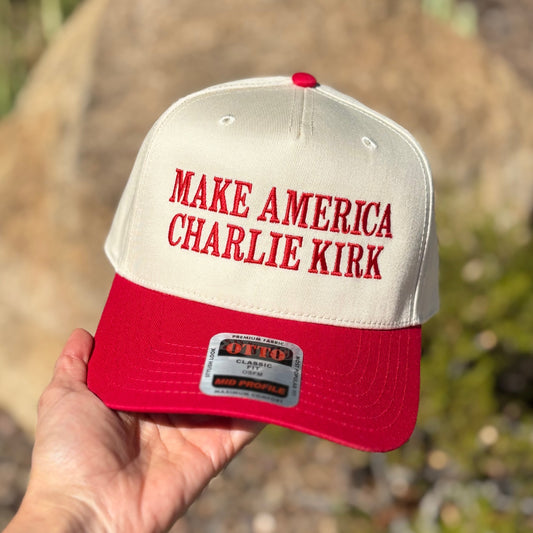 MAKE AMERICA CHARLIE KIRK Classic Snapback