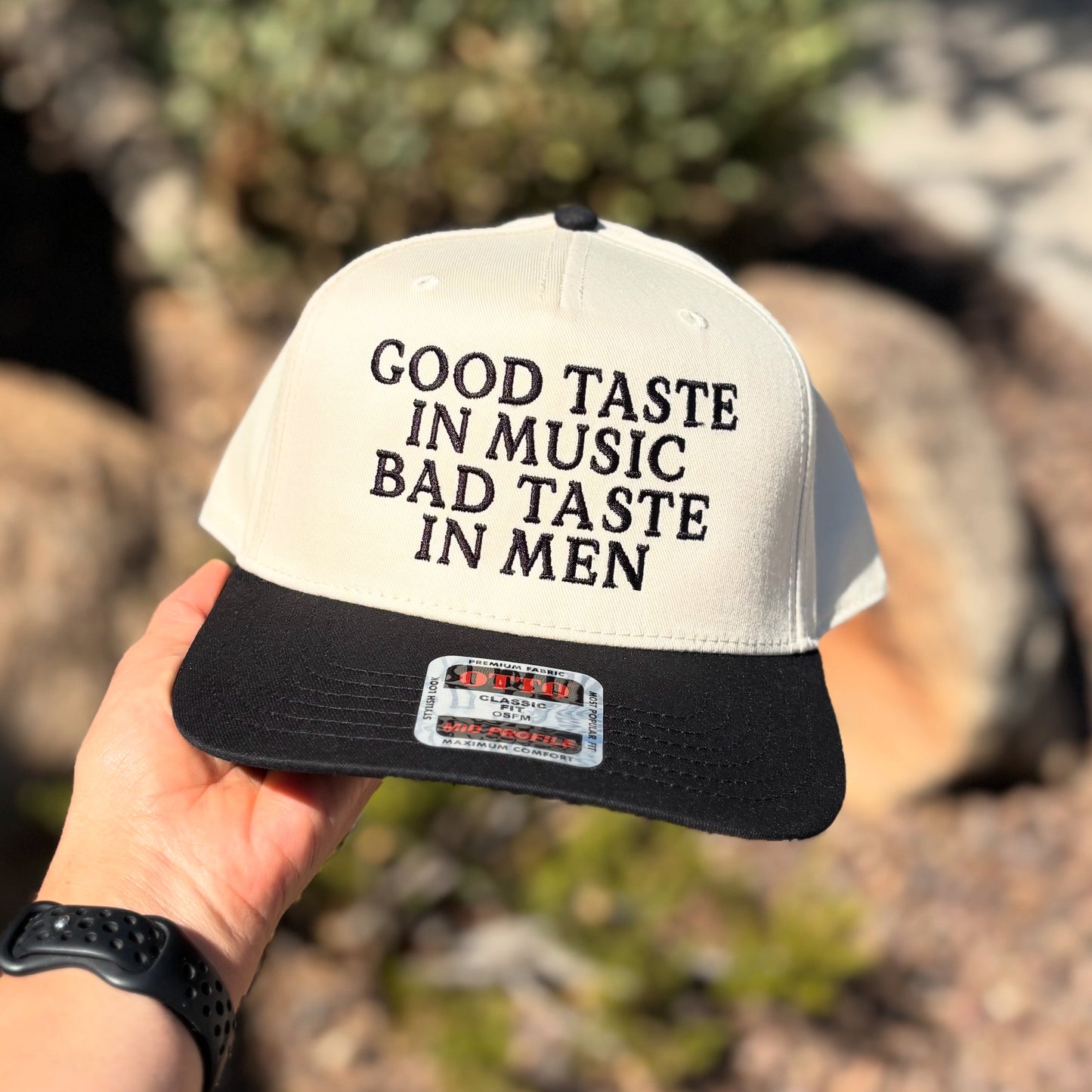 Good Taste In Music Bad Taste in Men Classic Snapback