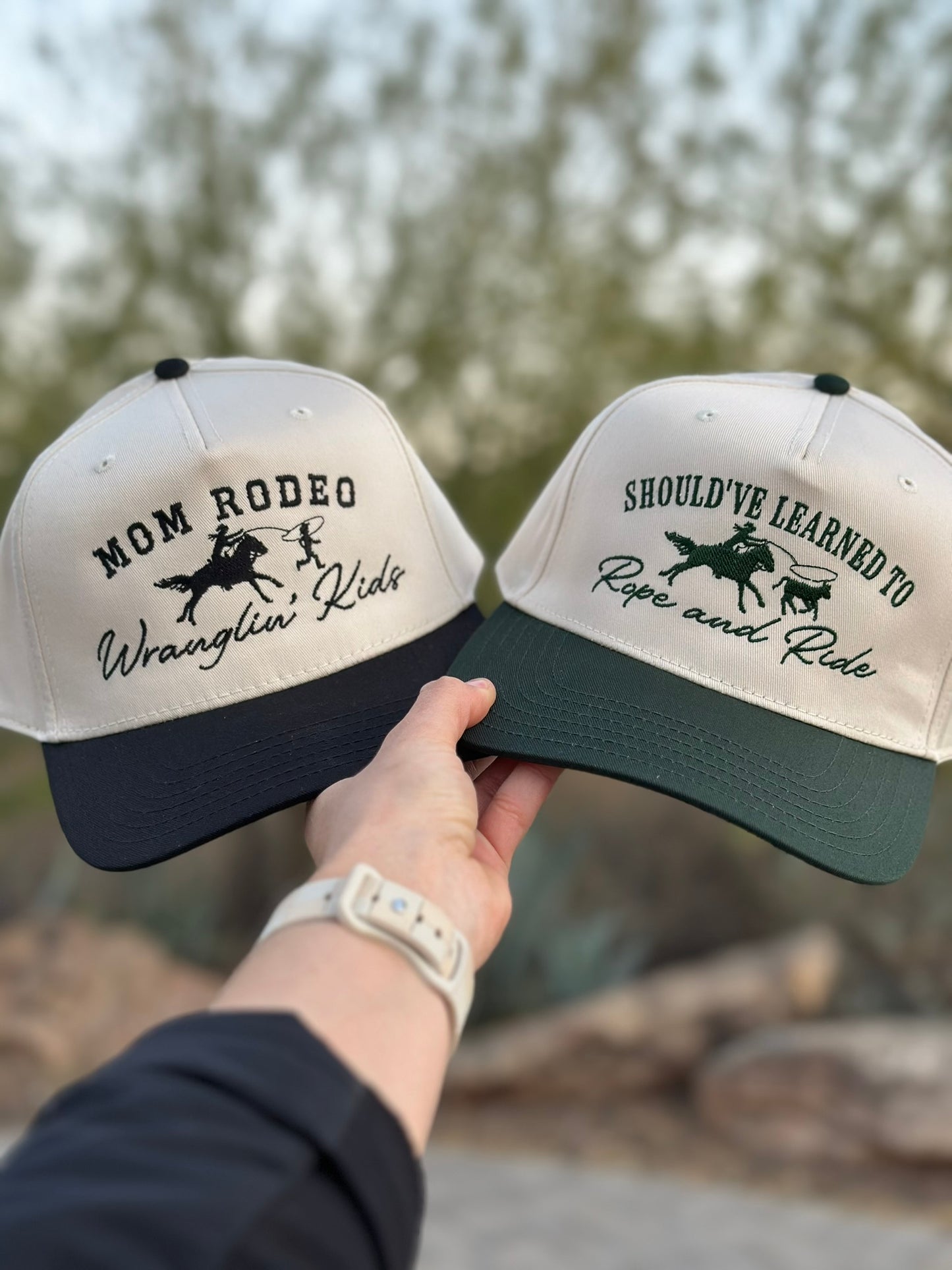Mom Rodeo Wranglin' Kids Classic Snapback