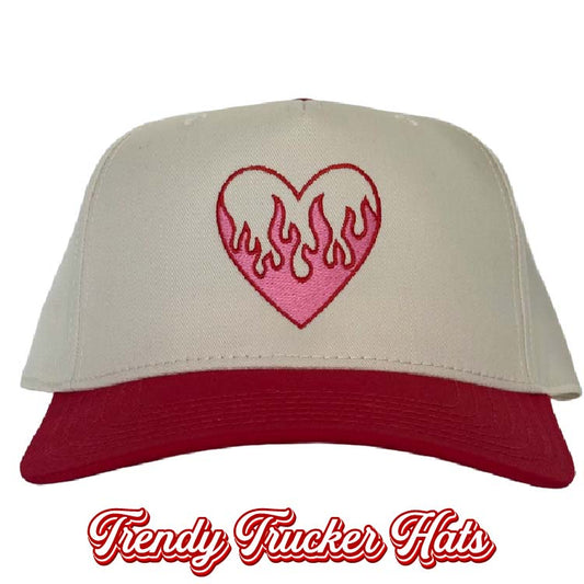 Flame Heart Classic Snapback