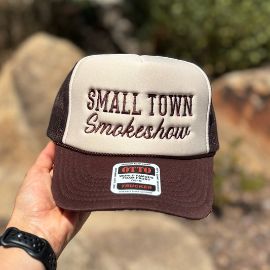 Small Town Smoke Show Foam Trucker Hat