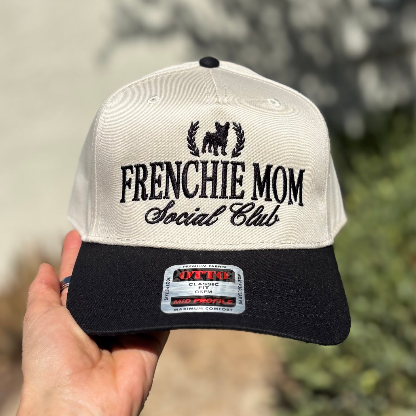Frenchie Mom Social Club Classic Snapback