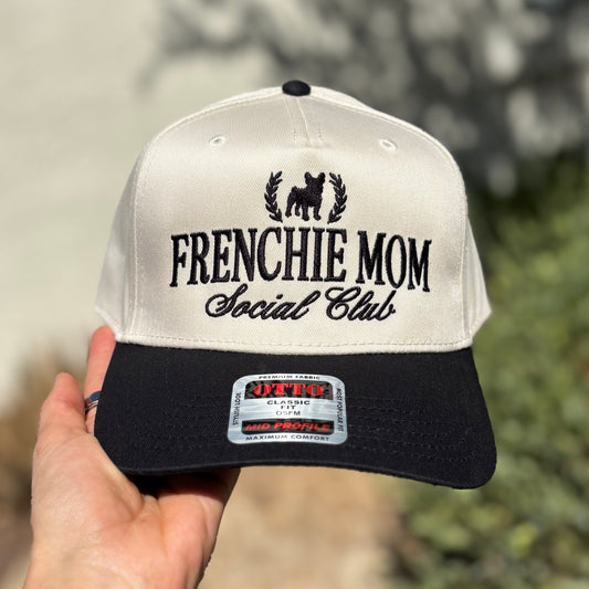 Frenchie Mom Social Club Classic Snapback