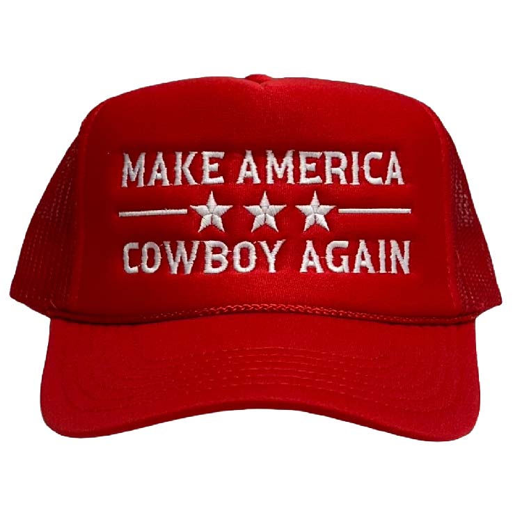 Make America Cowboy Again Foam Trucker Hat