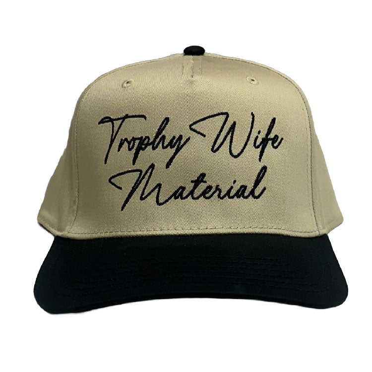 Trophy Wife Material Classic Snapback